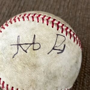 Anthony Rizzo signed ball